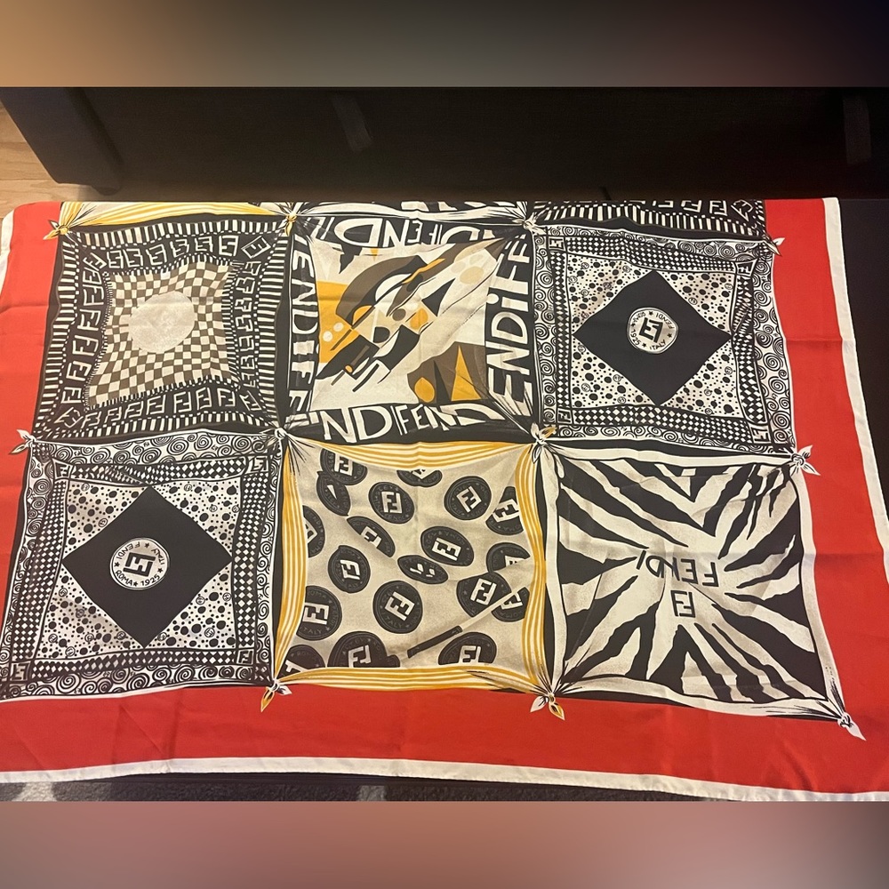 Fendi silk scarf